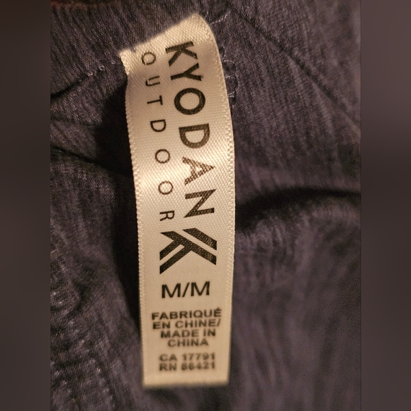 KYODAN Outdoor Collection Ultra Soft Jersey Dress Blue Heather Sleeveless Size M - Picture 5 of 6